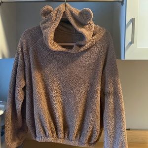 ADORABLE teddy bear sherpa hoodie